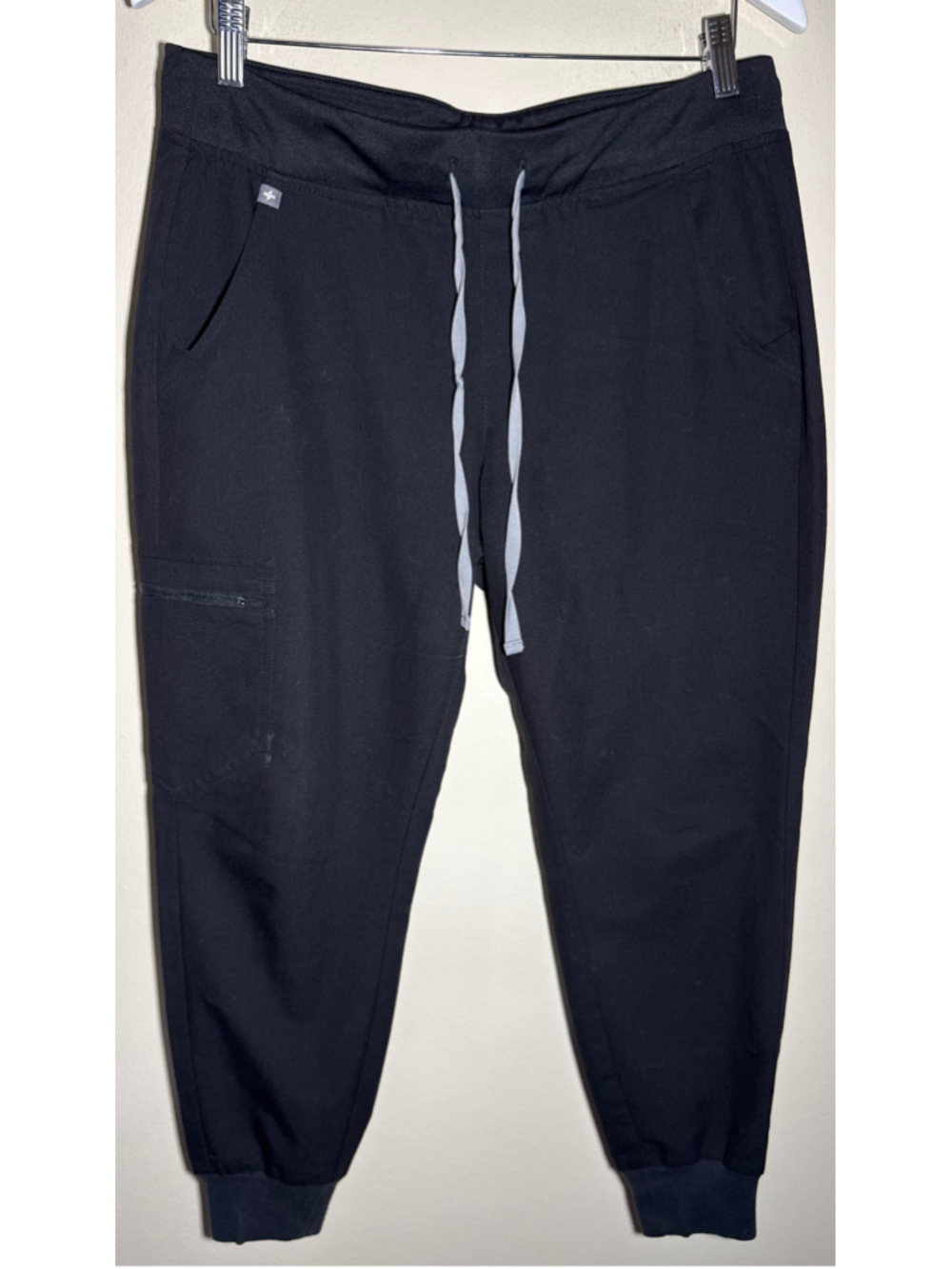 Women's FIGS Jogger Scrub Pants Size MP Black Grey